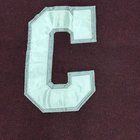 Vintage Pearce Woolrich Wool Blanket Stadium Camp Throw Varsity Maroon Carolina - Picture 13 of 13